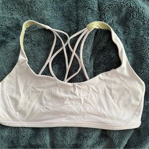 Lululemon Lavender Strappy Sports Bra